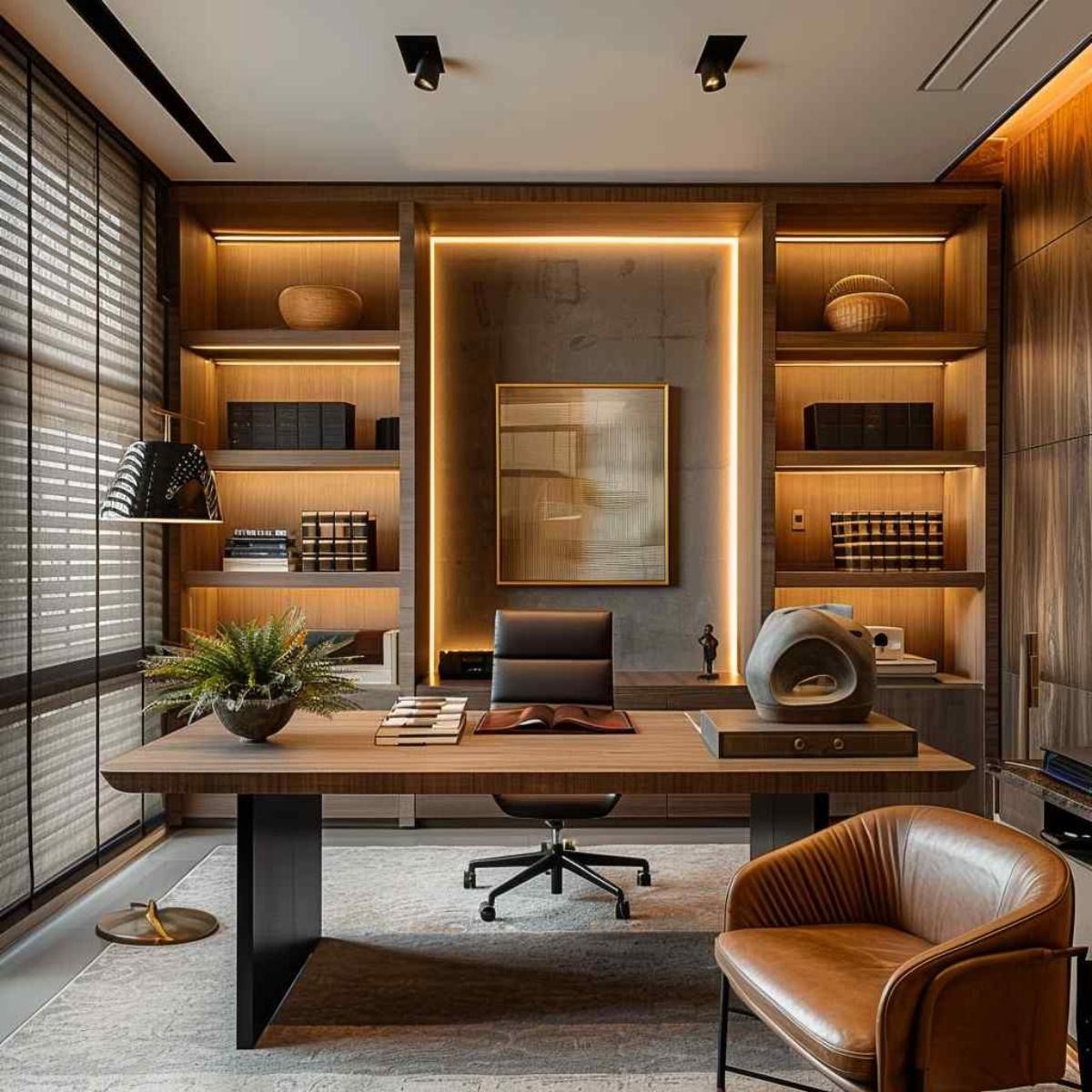 Luxury Executive Suite featuring Integrated Cove Lighting & Executive Chandelier #15